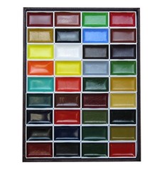 New Japanese Watercolor Paint 72 Colors Set Kissho Gansai from Japan