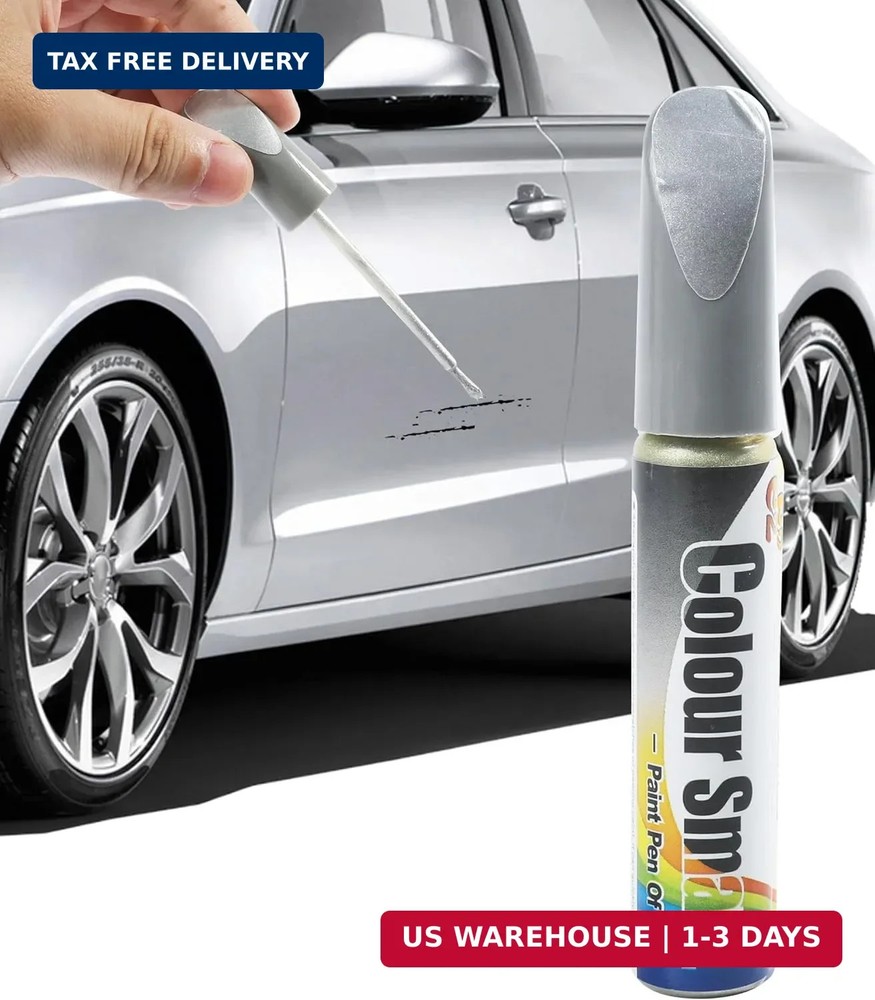 Toyota Silver Metallic Car Touch Up Paint Pen Auto Scratch Remover Repair Kit