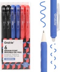 Erasable Gel Pens, Medium Point 0.7 mm Erasable Pens, Make Mistakes Disappear…