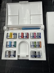 Winsor & Newton Cotman Watercolour Field Set, 15pc ~ New ~