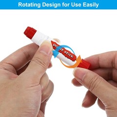 Solid Tempera Paints 12Pcs, Washable Paint Sticks Paint Pens Red