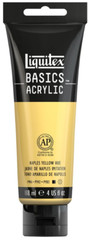 Liquitex Basics Acrylic Paint 118ml (4 oz.) Tube, Naples Yellow Hue