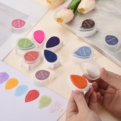 Rose Red Pigment Ink Pads for Stamps Embossing Craft Card Making, 2 x 1.3 Inch