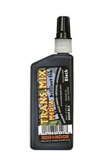Translucent Mix Media Pigment-Based Drawing Ink 0.75 Oz. Bottle Black