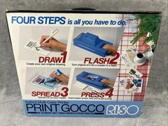 RARE Riso Print Gocco B6 Hi Mesh Set New Sealed Bags Ink & Bulbs
