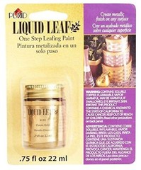 Liquid Leaf Restoring Metallic Paint Gold 3/4 Oz Antique Paint Restores Original