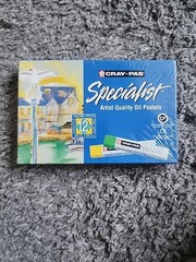 Sakura Cray-Pas Specialist Square Oil Pastel, 12pc