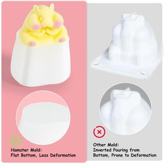 Bounlgsr Taba Squishy Kit, Making Kit for Beginner Medium, White
