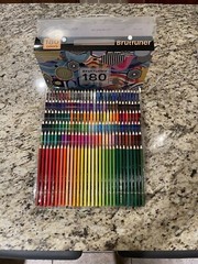 Brutfuner 180 Professional Wood Colored Pencils Set Oily HB Drawing