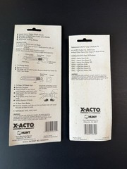 X-Acto Lot Heavy Duty Snap-Off Knife x2 Plus Extra Blades Utility NOS NEW