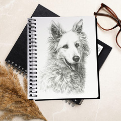 8.5″x11″ Hardbound Sketch Book, Double-Sided Hardcover Sketchbook, Spiral Sketch