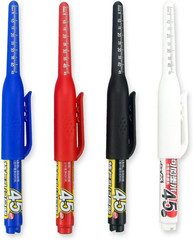 4Pcs Long Nib Deep Hole Marker Pen – 45Mm Extra-Length Tip for Precise Marking,