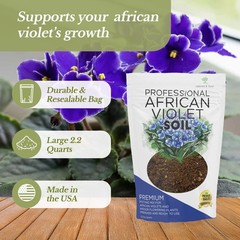 Professional African Violet Plant Soil | Premium All Purpose Blend | Large…