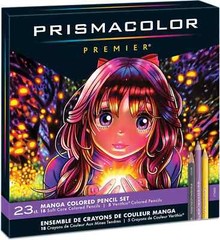 Prismacolor Premier Colored Pencils, Manga Colors, Adult Coloring, Set of 23
