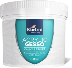 Bluebird Heavy Gesso Primer for Acrylic 3.26 Fl Oz (Pack of 1), White