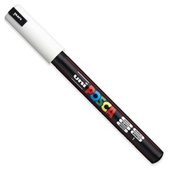 White Ink Paint Marker Pens Set – Ultra Fine to Fine – PC-1MR, PC-1M, PC-3M
