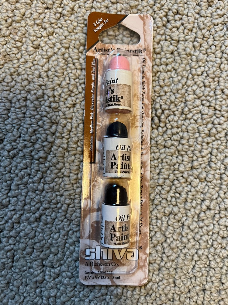 Jack Richeson 121604 3 MINI PAINTSTIK SET, POPULAR COLOR Shiva