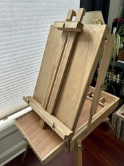 French Style Portable Tripod Wooden Artist Easel