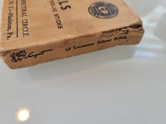 Vintage Brushes Colors By Sargent Lectures School Pastels No.6212, 12 sticks