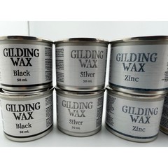 Dixie Belle Gilding Wax 50ml Finishes: Gold Silver Bronze Copper Zinc Black