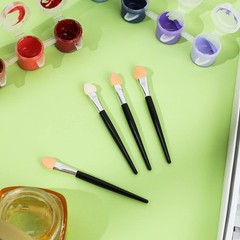 24 PCS Sponge Applicators Small Painting Brushes Detailed Ink Blending Art