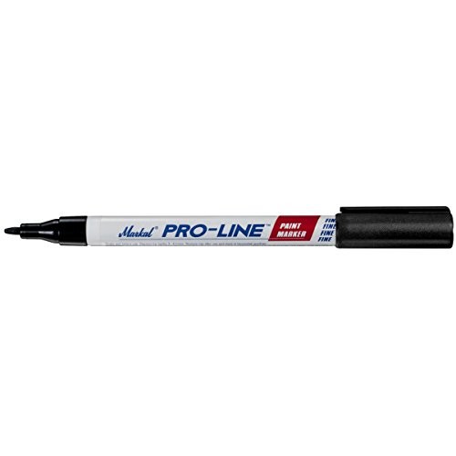 Pro Line Fine Micro Liquid Paint Markers Black Pack of 12 for Industrial Use