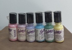 Starter Pack of 6 Dimensional ACRYLIC PAINT EmBoss Art 1/2 fl oz Bottles