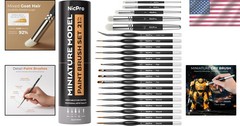Miniature Paint Brush Kit – 21 Brushes