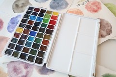 Schmincke Supergranulating Watercolor Set – Repackaged 1ml Pans
