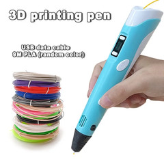 USB 3D Printing Pen DIY Drawing 9M PLA Filament Three-Dimensional Graffiti Toys