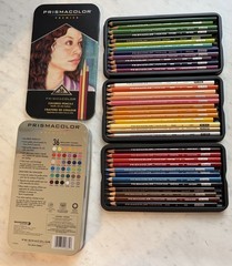 PRISMACOLOR Premier Colored Pencils 36-Tin Count Slightly Used Brilliant Color