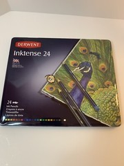 Derwent Inktense Ink Pencils Metal Tin 24 Count art crafts