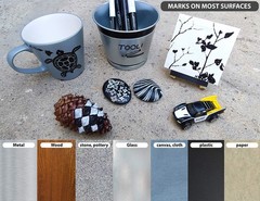 Acrylic Paint Markers – 12 Extra-Fine & 9 Medium Tips for Rock Painting