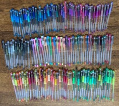 Gel Pens Mixed Lot 140+ Aen Art Glitter Metallic Neon Pastel Primary Rainbow