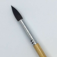 XDT#990 #8 Round Tip Artist Paint Art Brush Russian Blue Squirrel Watercolor