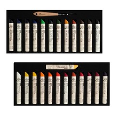 PHOENIX Professional Oil Paint Stick Water Soluable – Set of 24 Colors 37ml L…