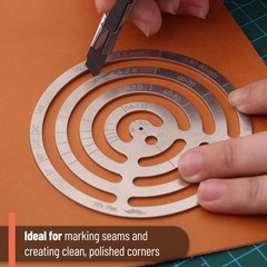 Stainless Steel French Template Circle Template Leather Templates Curve Rulers