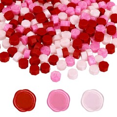Wax Seal Beads, 300 Pcs Wax Sealing Beads, Bright Red/Rose/Light Pink