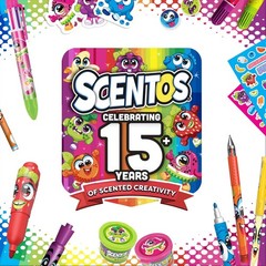Jumbo Scented Markers for Kids, 8 Pack Fruit Scented Washable Markers, Non To…