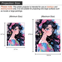 Drawing Projector, Art Projector for Tracing, Tracing Drawing Tool Smart Sket…