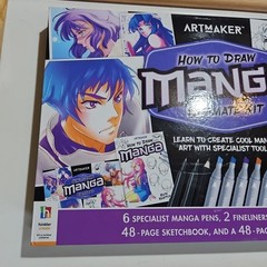 *NIB* How to Draw Manga ARTMAKER Ultimate Kit Instructions MANGA Pens Sketchbook