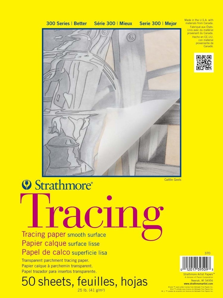 Strathmore 300 Tracing Pad 11X14 11×14, white