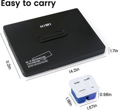 HIMI Gouache Paint Set,112 Colors x12g Twin Jelly Cup Design in Carrying,(Black)