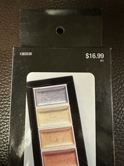Masters Touch 6 Metallic Watercolor Cakes Silver Gold Copper Bronze Yellow Paint