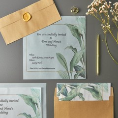 Translucent Vellum Paper 100 Sheets 12×12 in 93gsm/63lb for Invitations