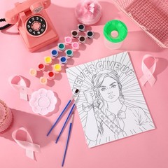 Sherr 140 Pcs Pre-Drawn Canvas Painting Kit – 20 Sets for Sip & Paint Craft