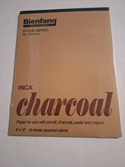 BIENFANG Fine Art Papers Studio Series No. 512-CL-A Charcoal 25 Sheets 9×12 New