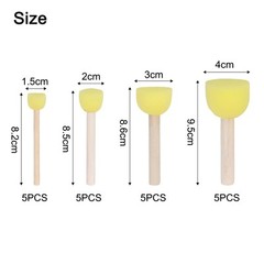Enhance Skills with Round Sponge Brushes for Kids’ Artistic Expression
