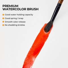 24 Colors Watercolor Paint Set,Semi-Moist Watercolor Paint with Wood Box,100%…