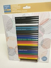 Artists Loft 22-piece Colored Drawing & Sketching Pencils, 18-piece Drawing Set
